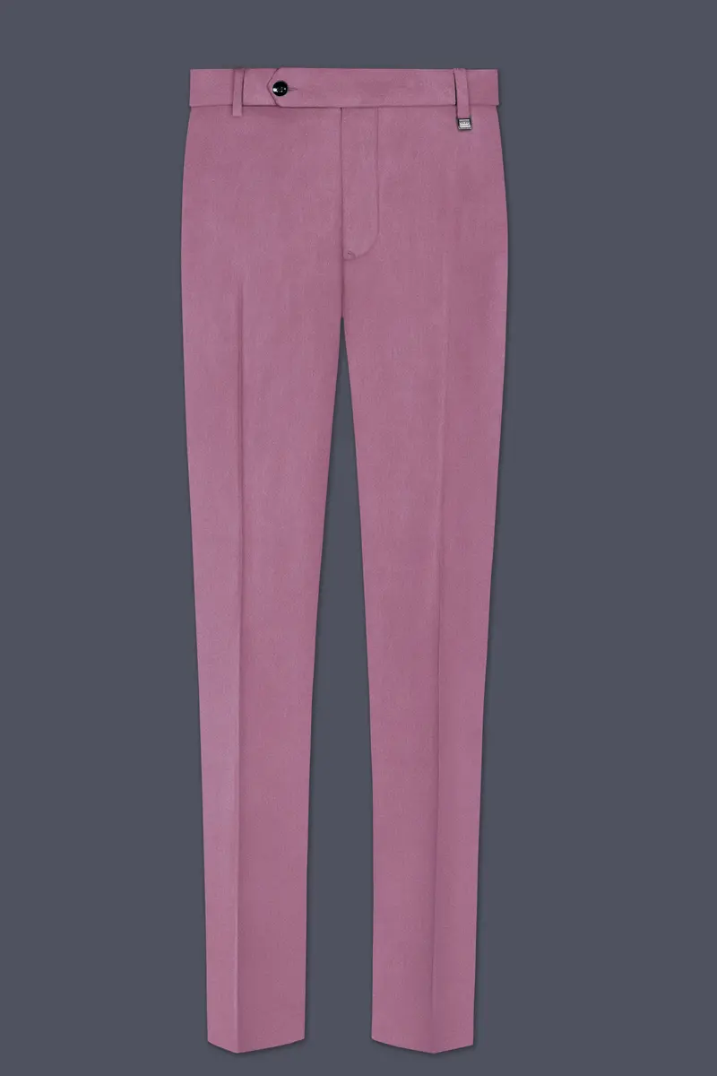 Velrosa-Turkish Rose Velvet Peak Lapel Tuxedo Suit 13