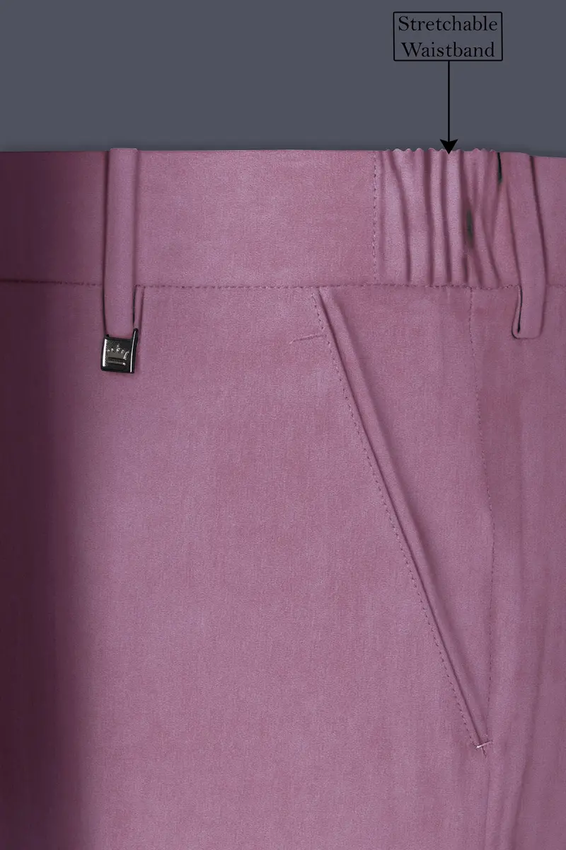 Velrosa-Turkish Rose Velvet Peak Lapel Tuxedo Suit 15