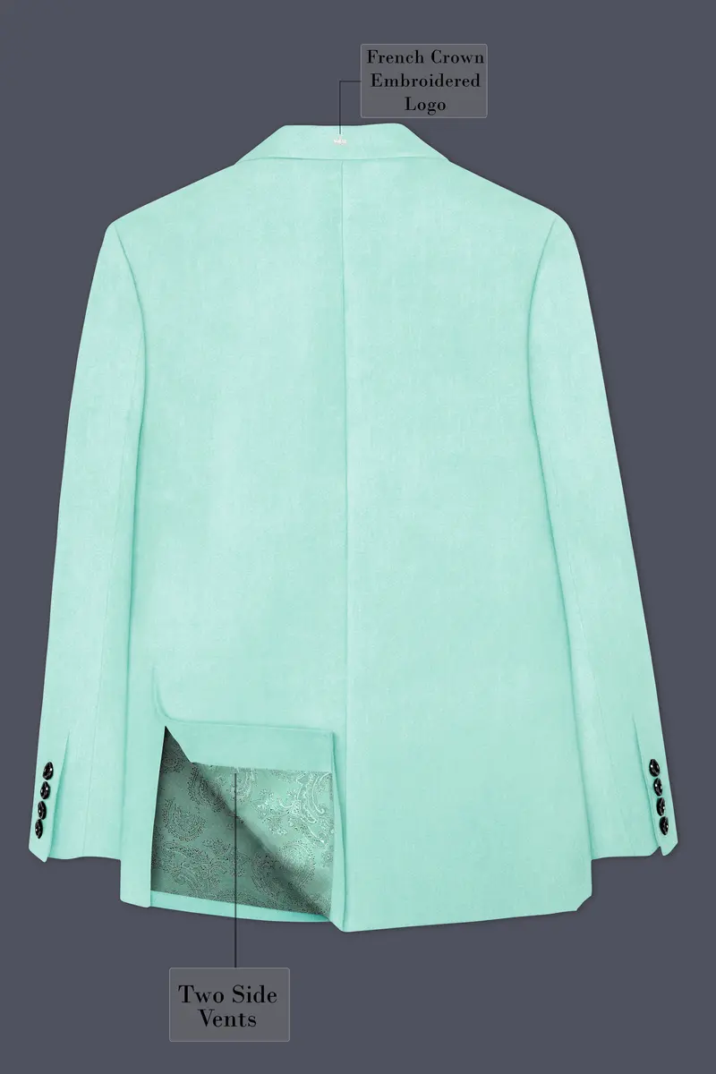 Verdalis-Cruise Green Velvet Peak Lapel Tuxedo Blazer 8