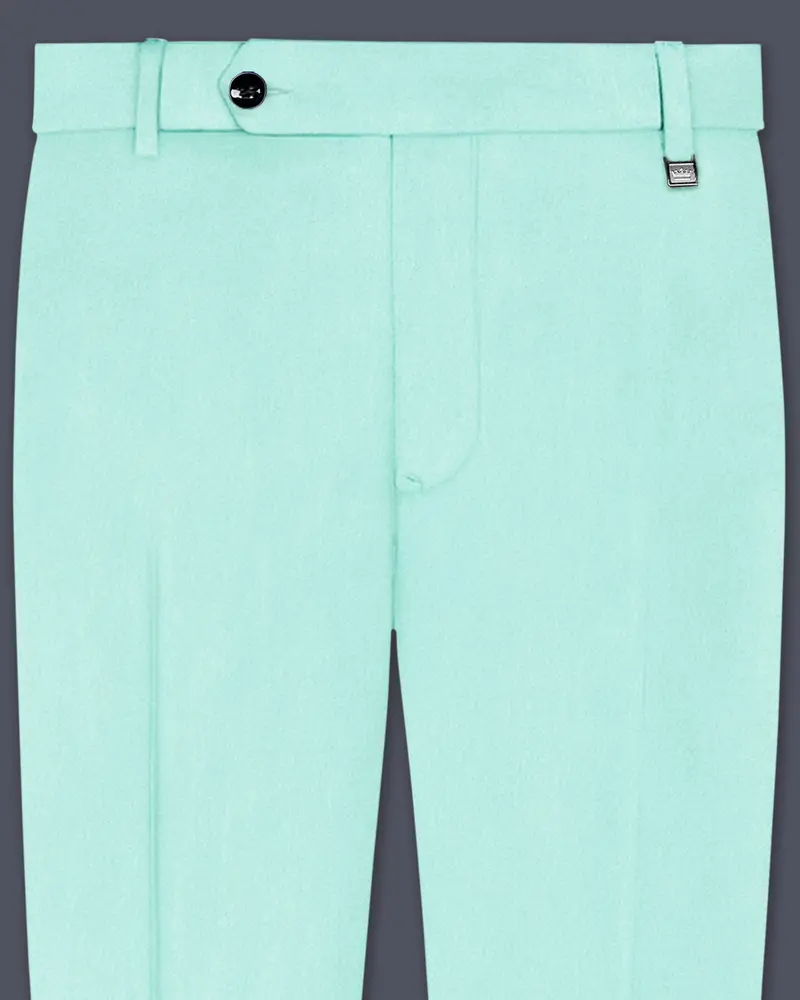 Verdalis-Cruise Green Velvet Stretchable Waistband Pant 1