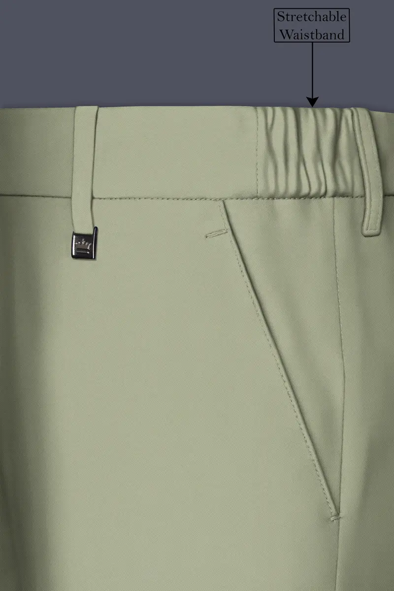 Verdan-Sage Green Slight Stretch Subtle Sheen Poly-Viscose Double Breasted Suit 15