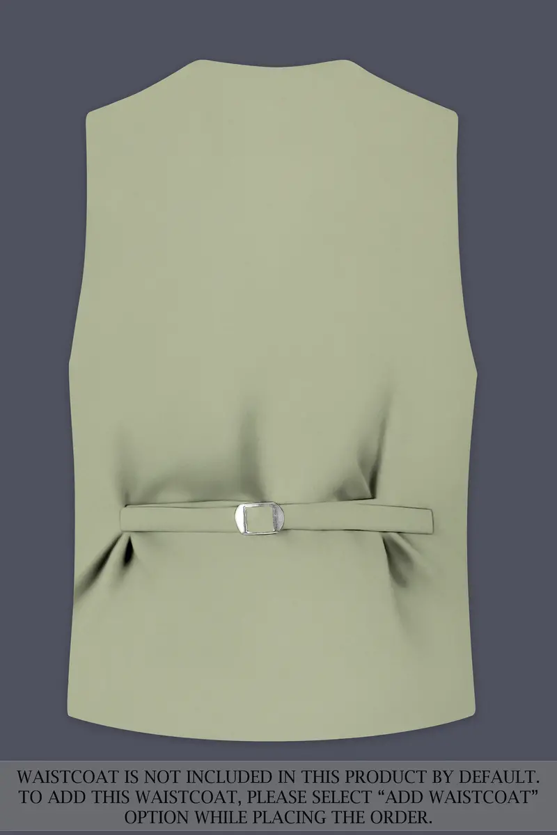 Verdan-Sage Green Slight Stretch Subtle Sheen Poly-Viscose Double Breasted Suit 17
