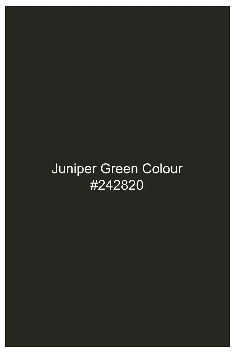 Verdant Majesty-Juniper Green Solid Wool Rich Double Breasted Slight Stretch Suit 20