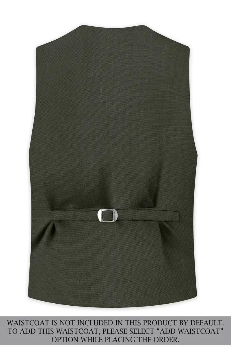 Verdant Majesty-Juniper Green Solid Wool Rich Single Breasted Slight Stretch Suit 17