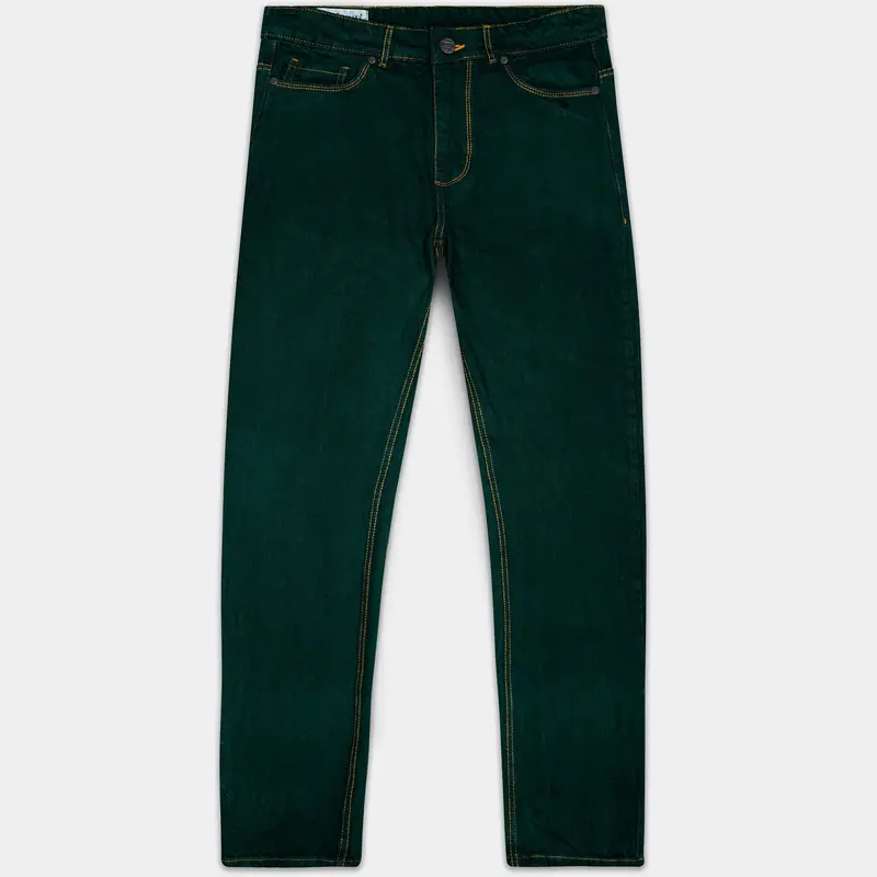 Verdyne-Racing Green Clean Look Denim 1