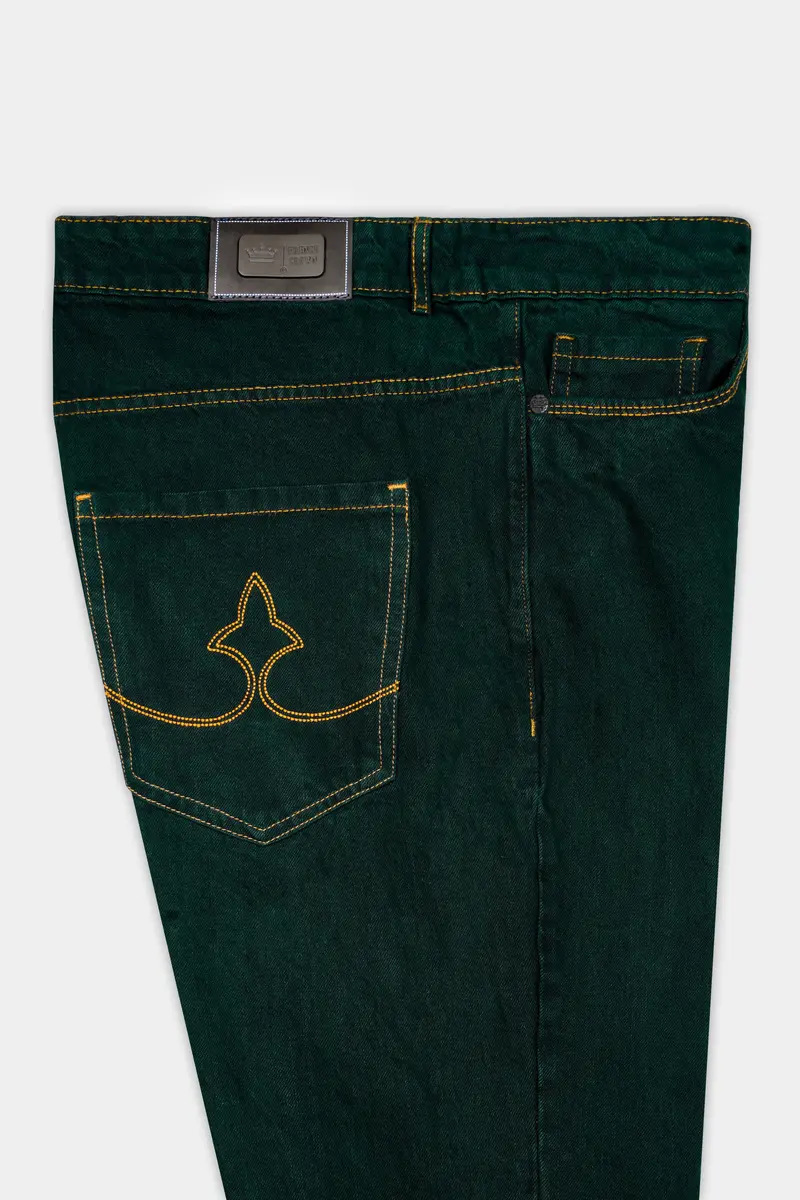 Verdyne-Racing Green Clean Look Denim 7