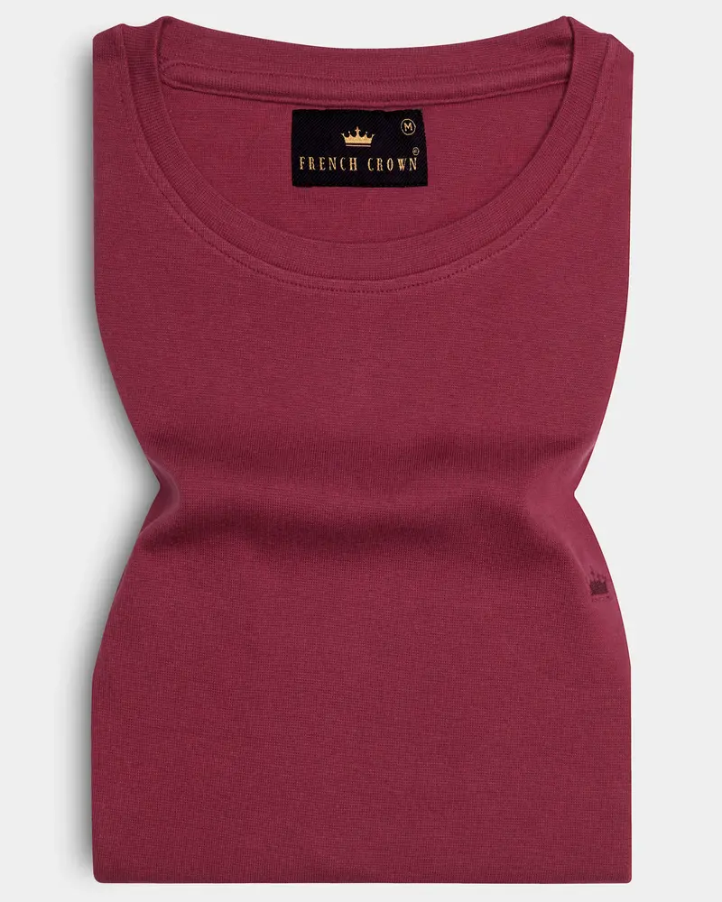 Vinora-Wine Berry Premium Cotton T-Shirt 1