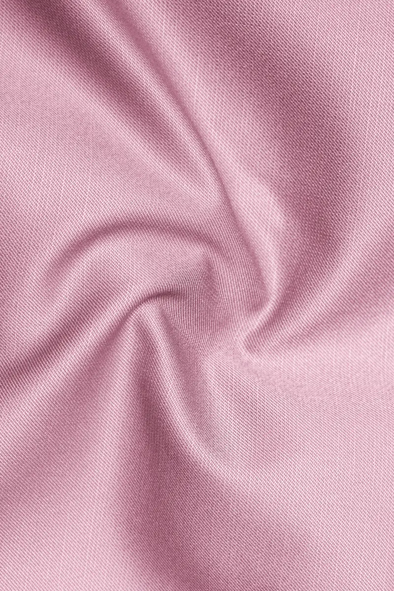 Viola Pink Solid Wool Rich Single Breasted Slight Stretch Suit 3