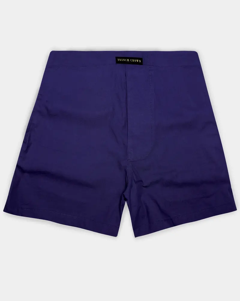Violent Purple Plain Solid Premium Giza Cotton Boxer 1