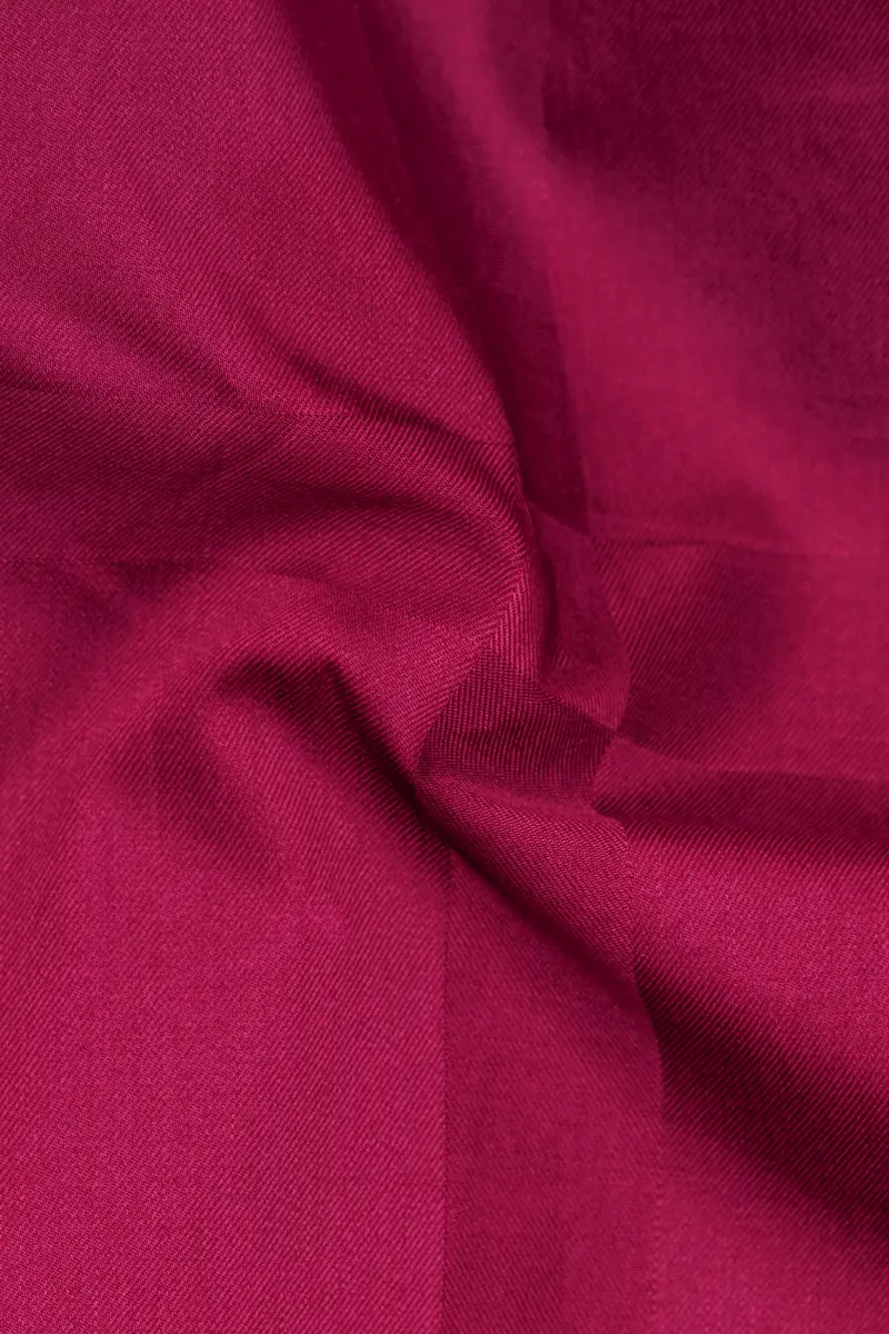 Violet Glow-Mulberry Pink Dobby Textured Premium Giza Cotton Dress Shirt 3