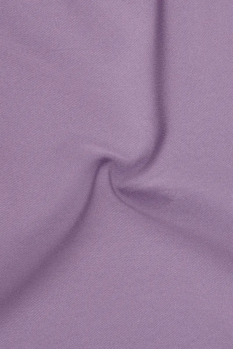 Violeto-Korean Mobster Purple 4-Way Stretch Wrinkle-Free Wool Rich Tuxedo Suit 3