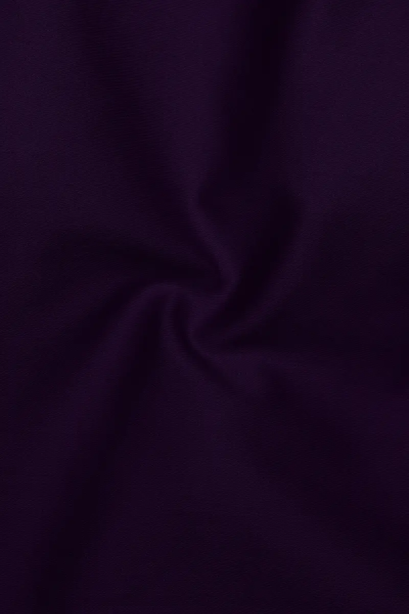 Violoro-Ebnoy Purple Subtle Sheen Super Soft Premium Cotton Cut Away Collar Dress Shirt 3