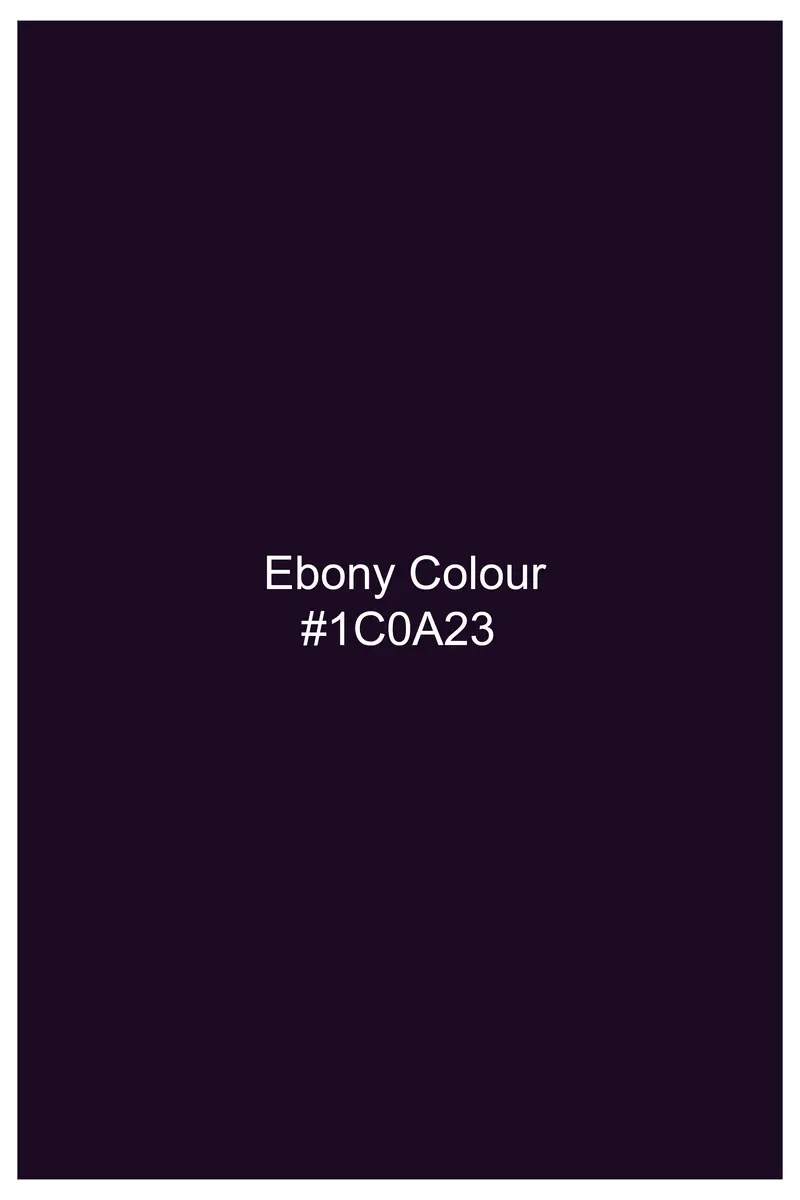 Violoro-Ebnoy Purple Subtle Sheen Super Soft Premium Cotton Tuxedo Dress Shirt 9