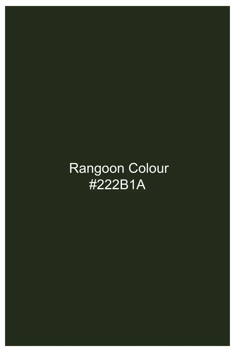 Virenza-Rangoon Green Textured Tweed Waistcoat 5