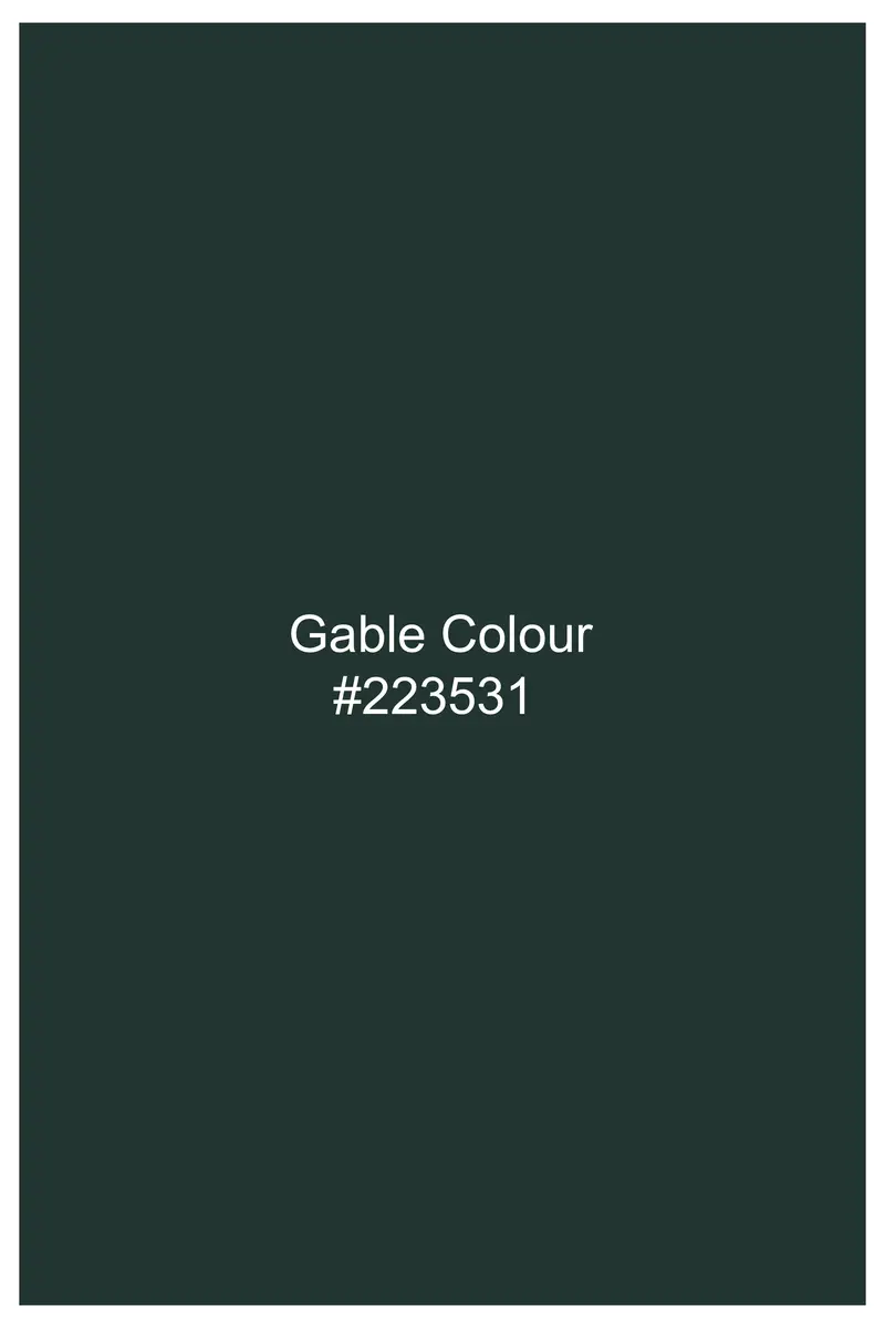 Viridian-Gable Green Slight Stretch Subtle Sheen Poly-Viscose Single Breasted Blazer 10