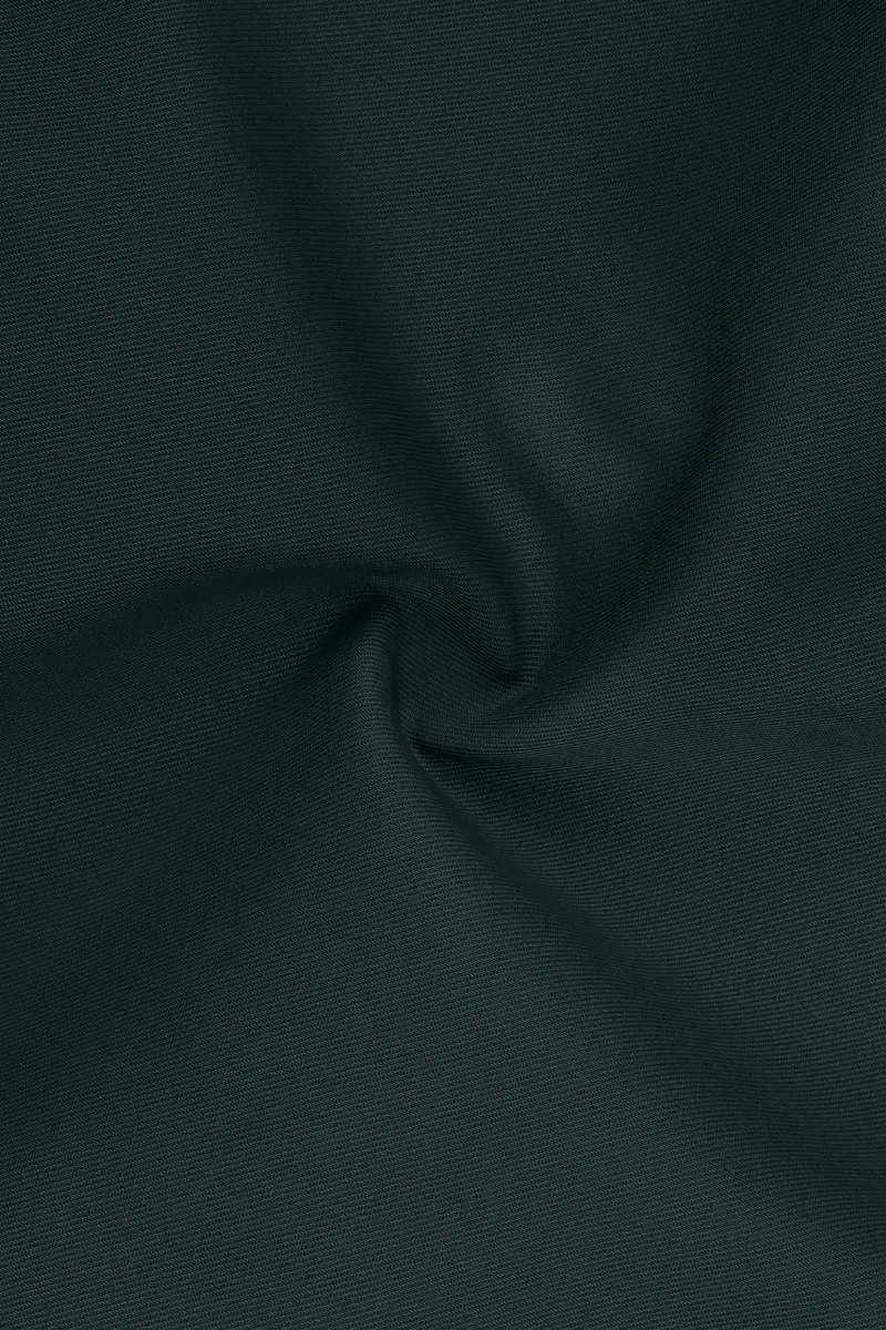 Viridian-Gable Green Slight Stretch Subtle Sheen Poly-Viscose Single Breasted Blazer 3