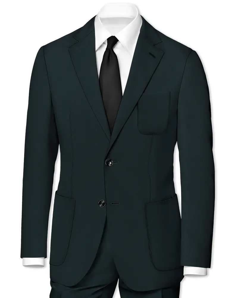 Virion-Aztec Green Premium Cotton Single Breasted Sports Blazer 1