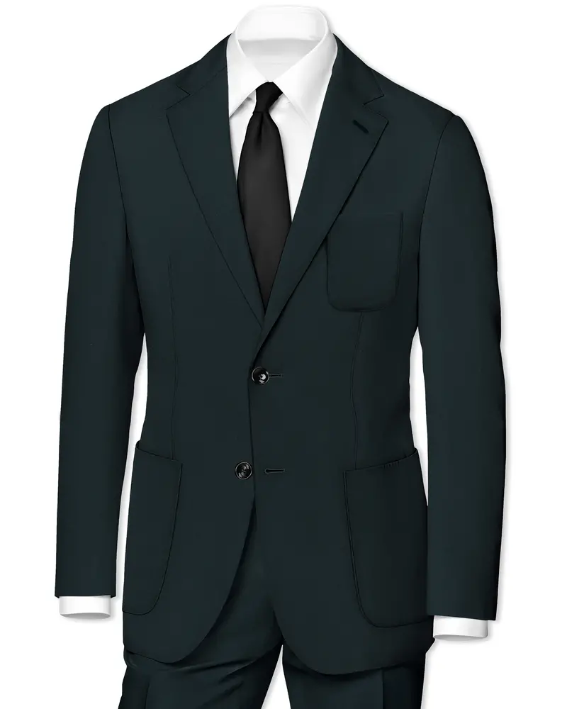 Virion-Aztec Green Premium Cotton Single Breasted Sports Suit 1