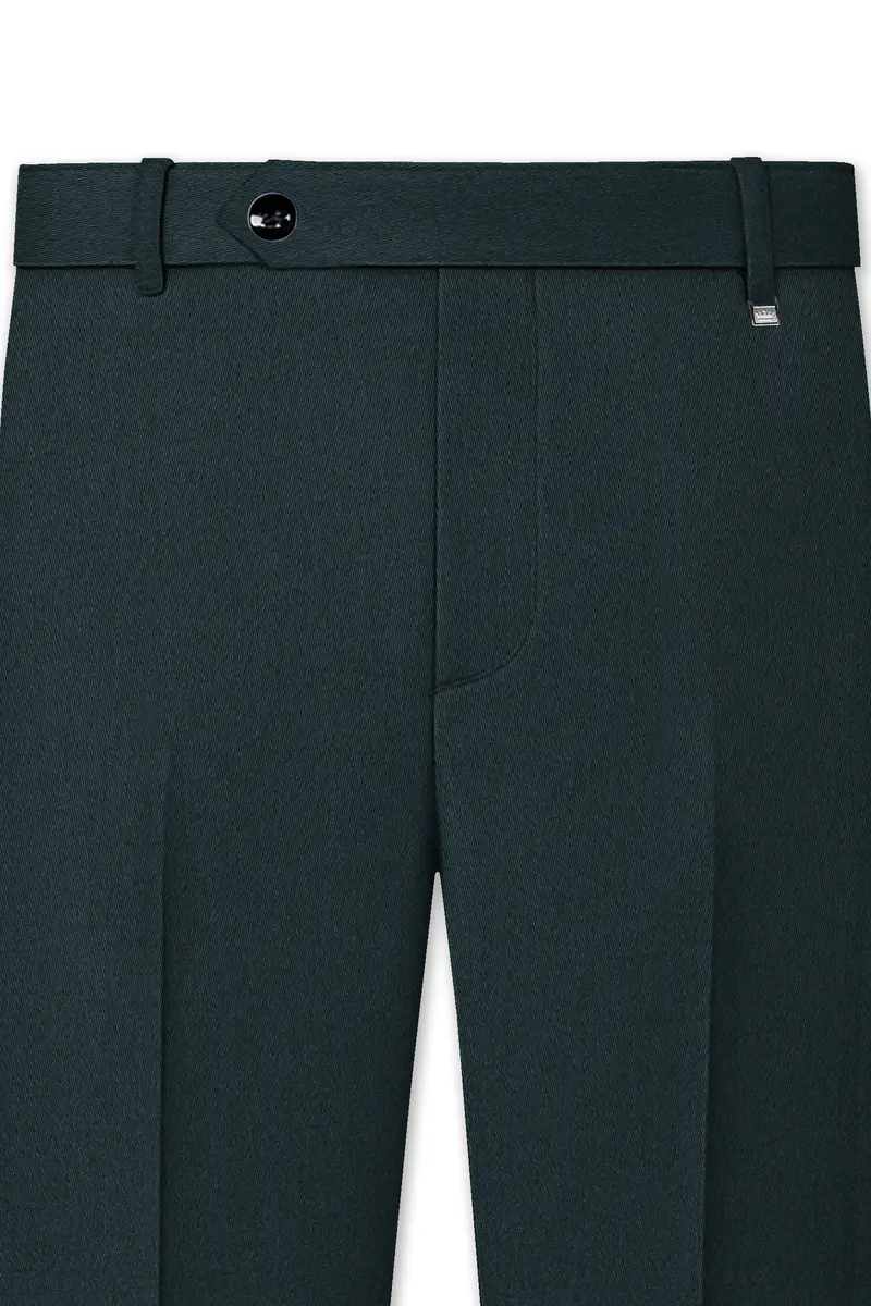 Virion-Aztec Green Premium Cotton Stretchable Waistband Pant 4