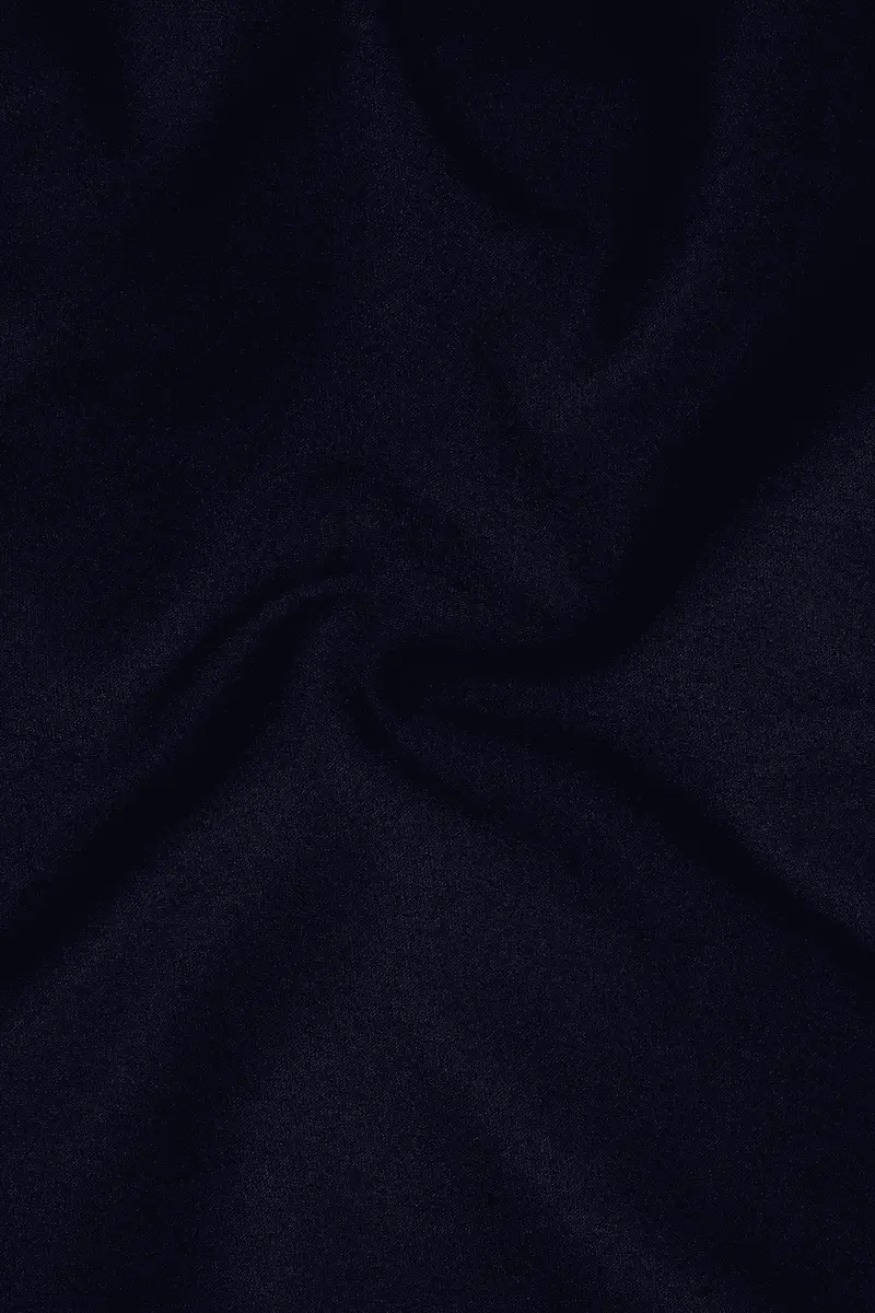 Vistaro-Korean Blue (The Best Blue We Have) 4-Way Stretch Wrinkle-Free Wool Rich Cross Placket Bandhgala Slight Stretch Suit 3