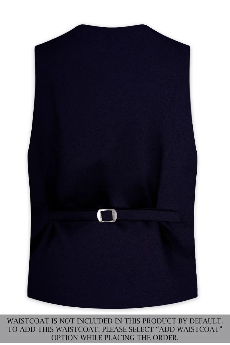 Vistaro-Korean Blue (The Best Blue We Have) 4-Way Stretch Wrinkle-Free Wool Rich Double Breasted Suit 17