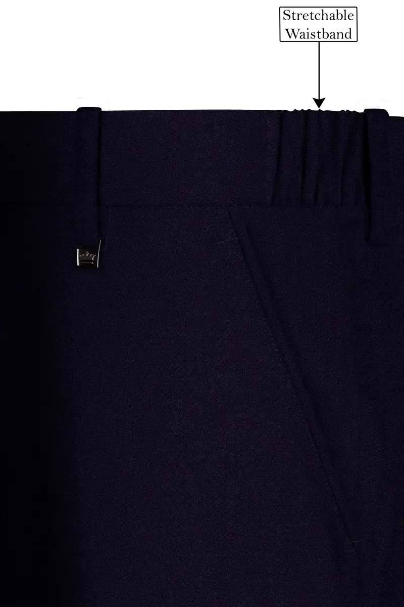 Vistaro-Korean Blue (The Best Blue We Have) 4-Way Stretch Wrinkle-Free Wool Rich Tuxedo Slight Stretch Suit 14