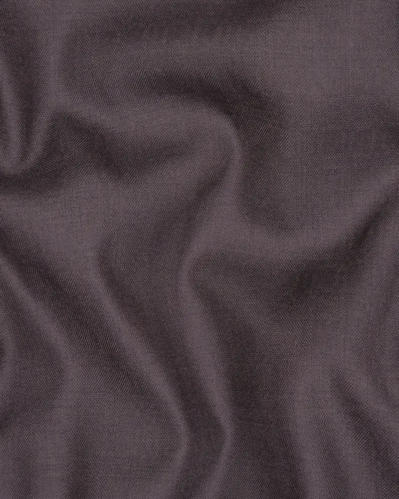Voodoo Purple Subtle Checked Wool Rich Pant 3