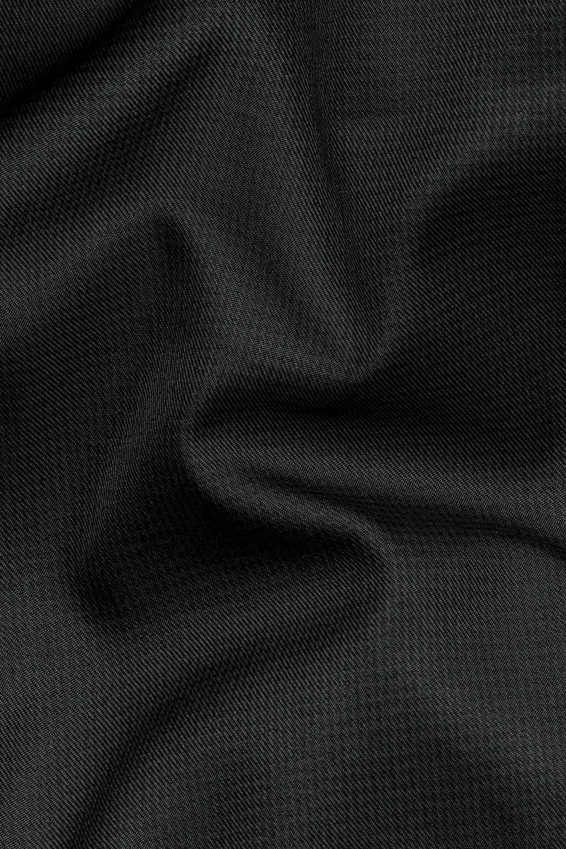 Vulcan Black Wool Rich Waistcoat 3