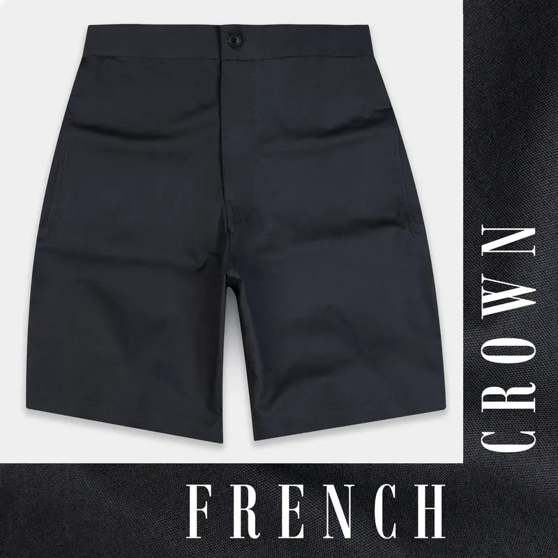 Vulcan Gray Premium Cotton Shorts 1