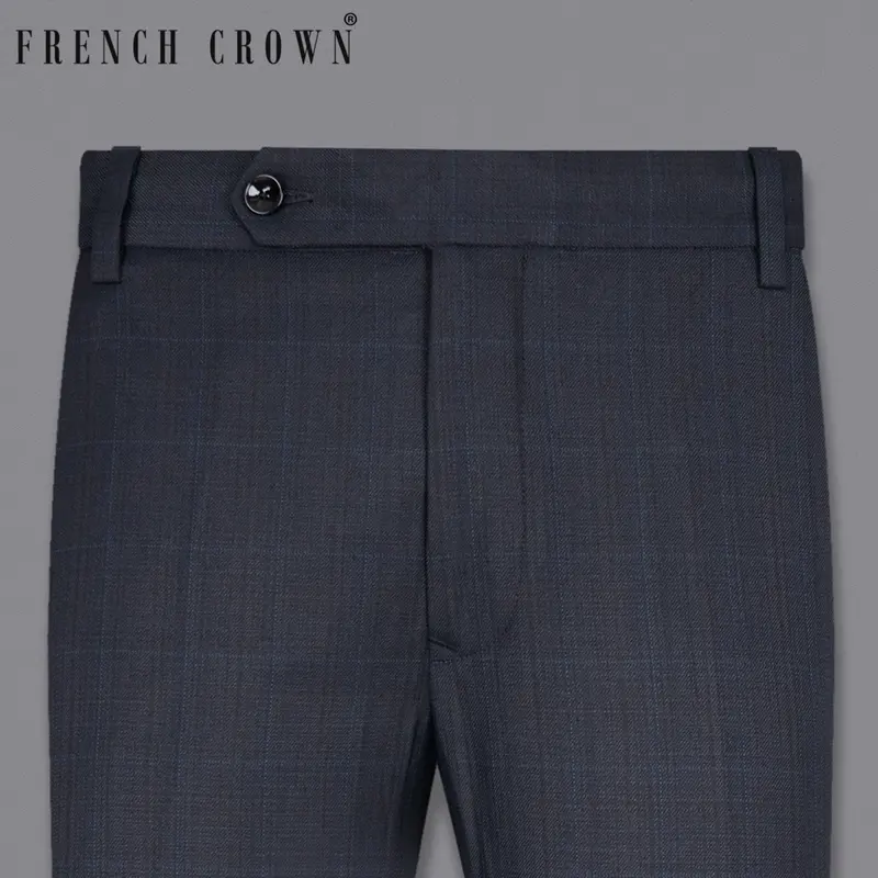 Vulcan Navy Wool Rich Pant 1