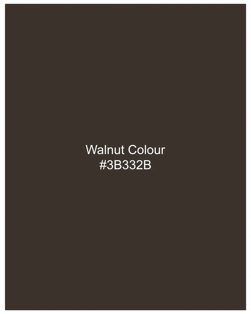 Walnut Brown Solid Stretchable Premium Cotton Double Breasted Traveler Blazer 10