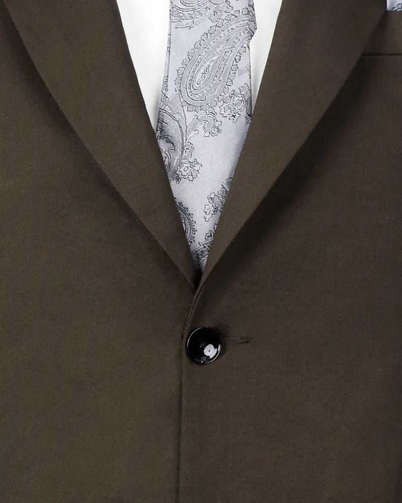 Walnut Brown Solid Stretchable Premium Cotton Traveler Blazer 4