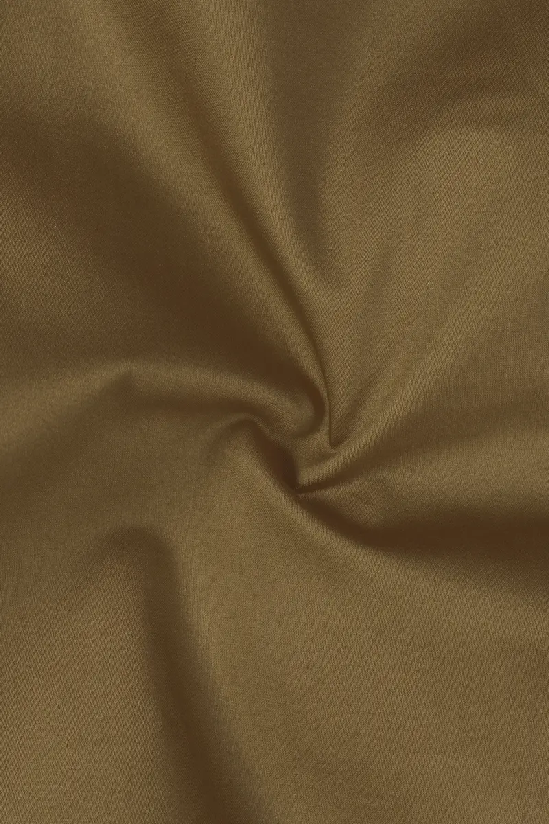 Walnut Luxe-Arrowtown Brown Solid Cotton Single Breasted Suit 3