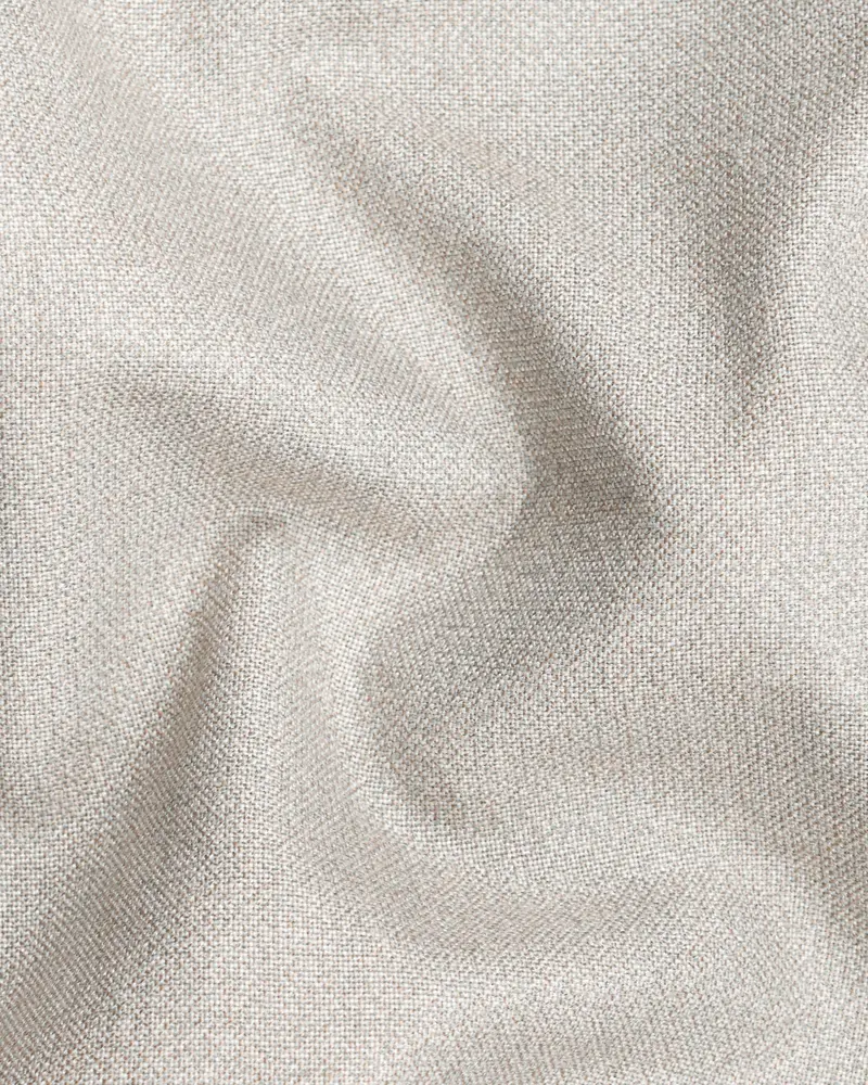Wan White Textured Waistcoat 3