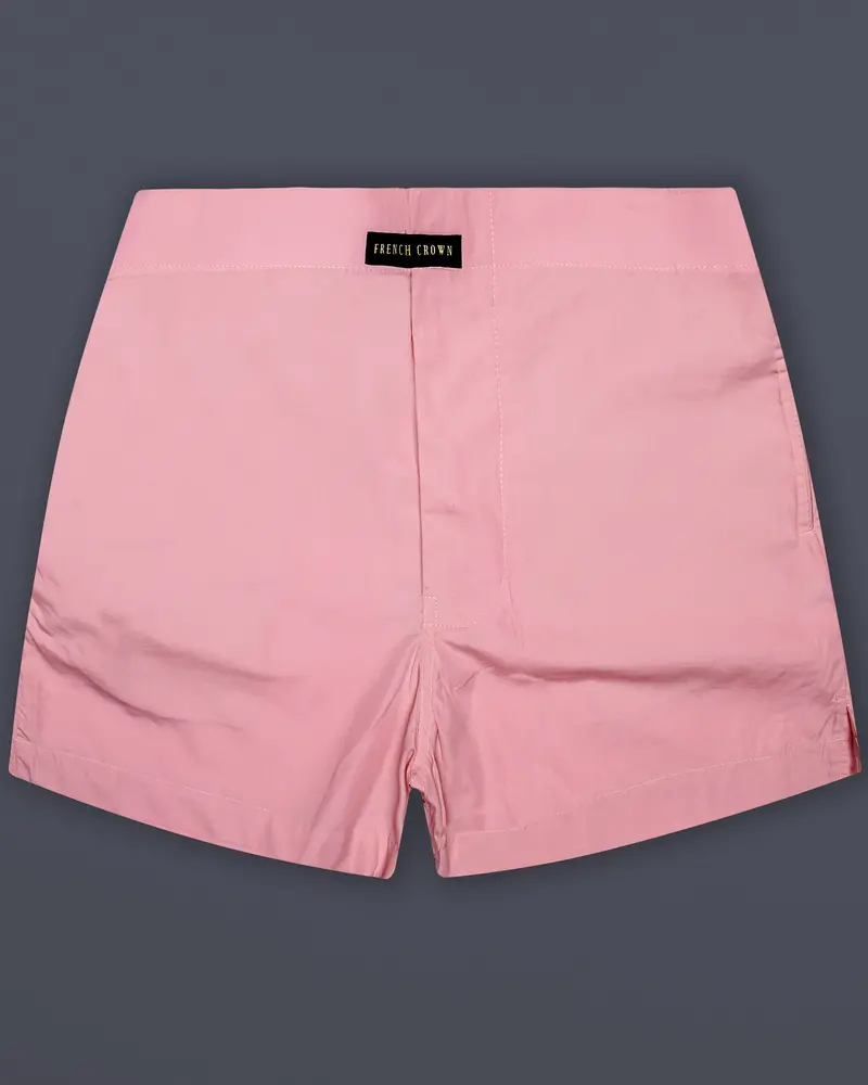 Warm Rose-Wewak Pink Solid Poplin Premium Cotton Boxer 1