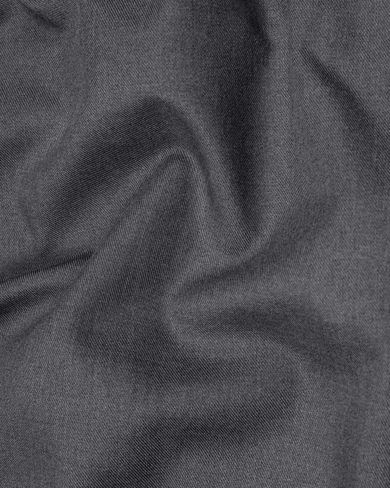 Wenge Gray Textured Waistcoat 3