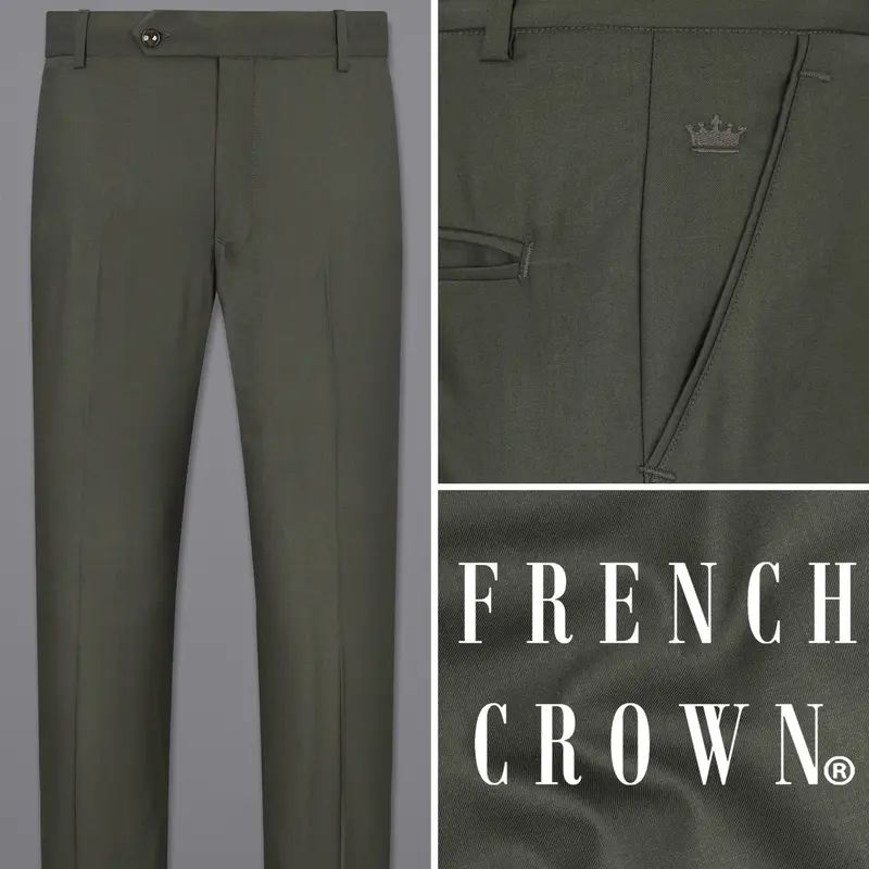 Wenge Green Pant 1