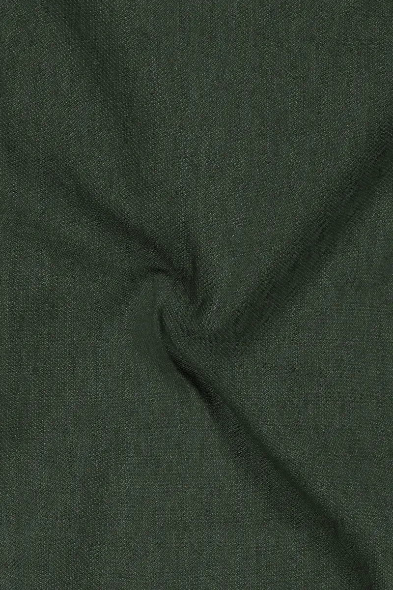 Wenge Green Rinse Wash Clean Look Stretchable Denim 3