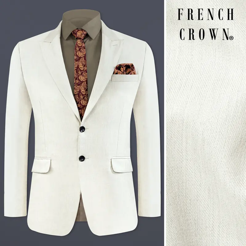 Westar Cream Wool Rich Blazer 1