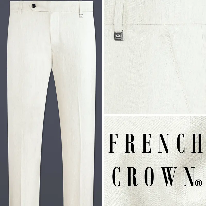 Westar Cream Wool Rich Pant 1