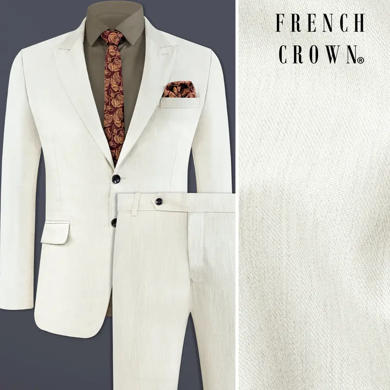 Westar Cream Wool Rich Suit 1