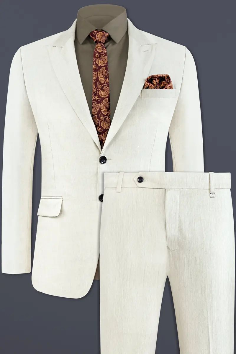 Westar Cream Wool Rich Suit 2