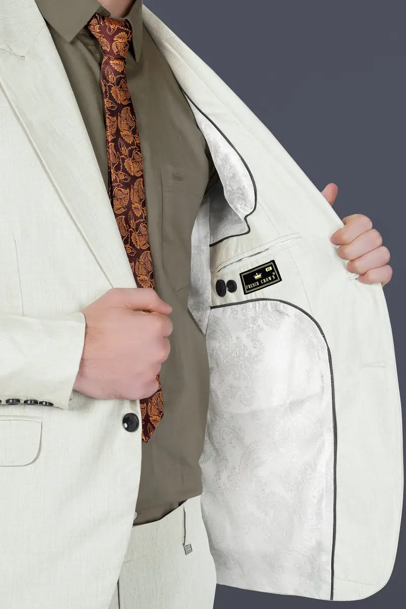 Westar Cream Wool Rich Suit 4