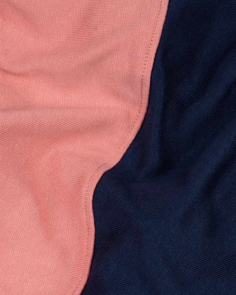 Wewak Pink Dobby Textured Pique Sweatshirt 3