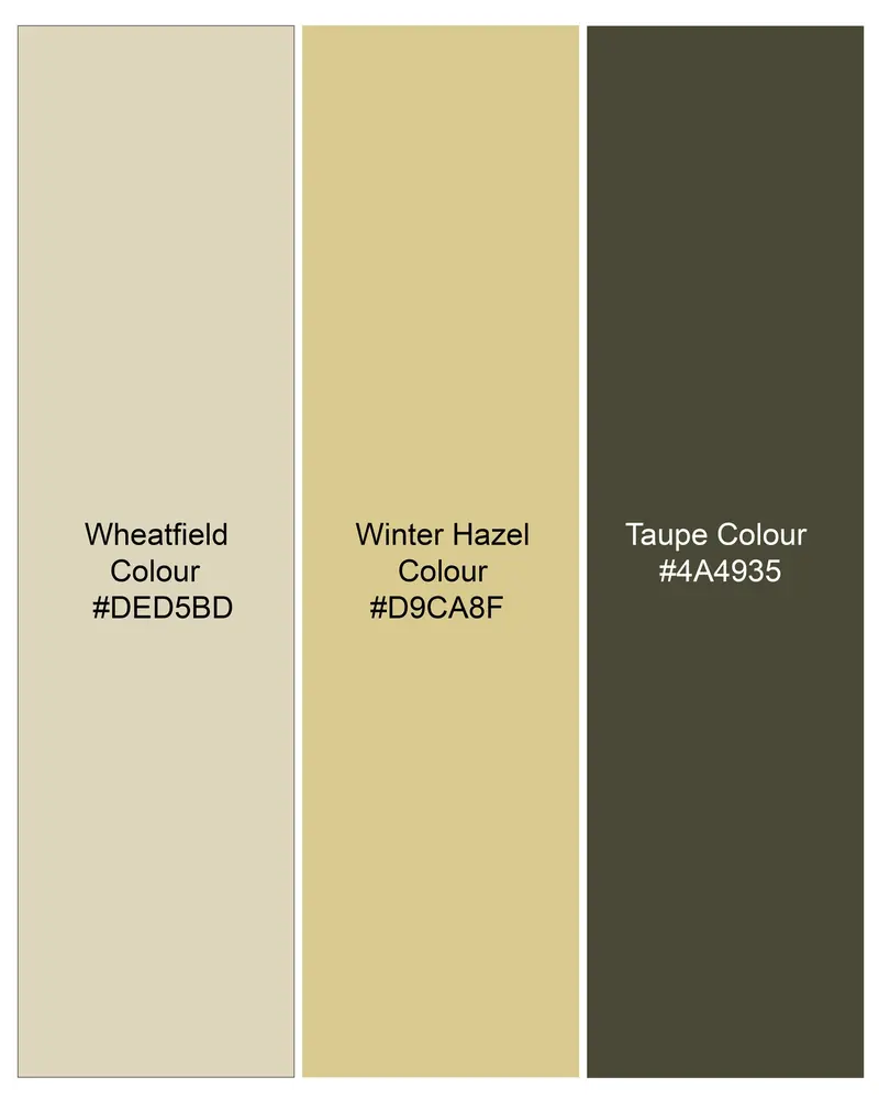 Wheatfield Cream With Taupe Green Plaid Premium Cotton With Belt Closure Designer Overcoat 12