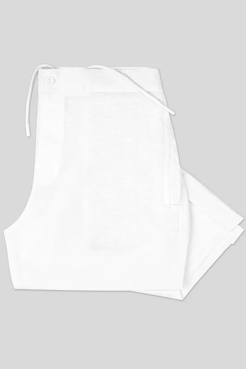 White Linen Lounge Pant 2