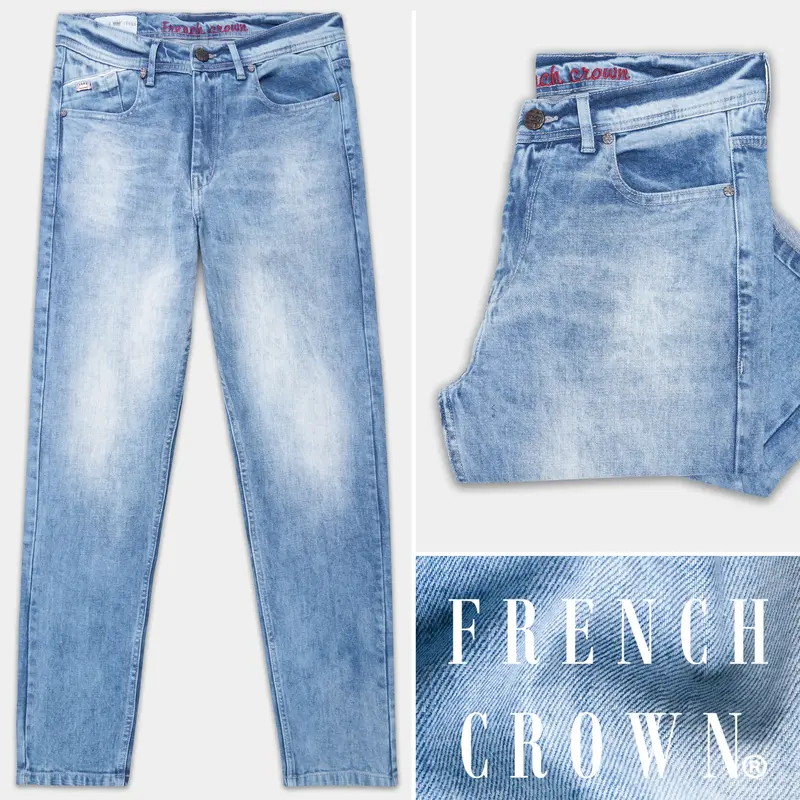 Wild Blue Washed Denim 1