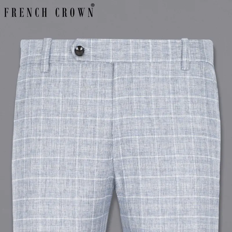 Wild Blue Yonder Windowpane Wool Rich Pant 1