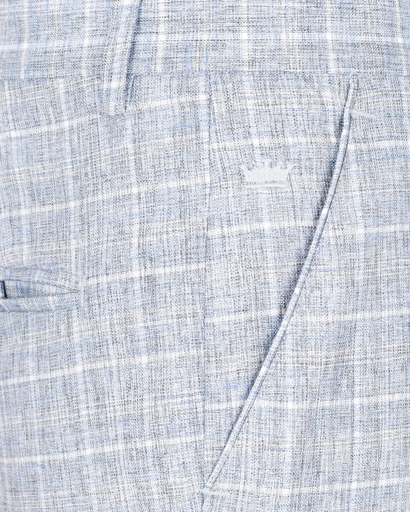 Wild Blue Yonder Windowpane Wool Rich Pant 5