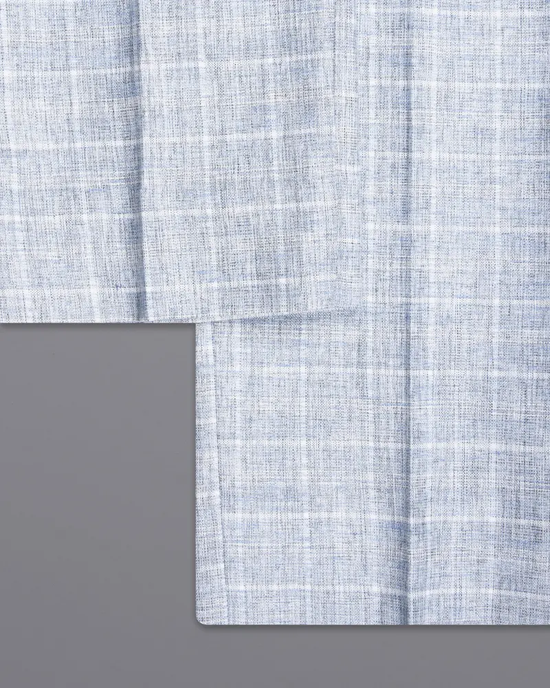 Wild Blue Yonder Windowpane Wool Rich Pant 6